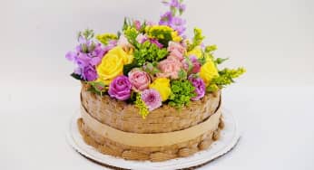 Hướng dẫn cắm lẵng hoa đồng nội gần gũi thiên nhiên