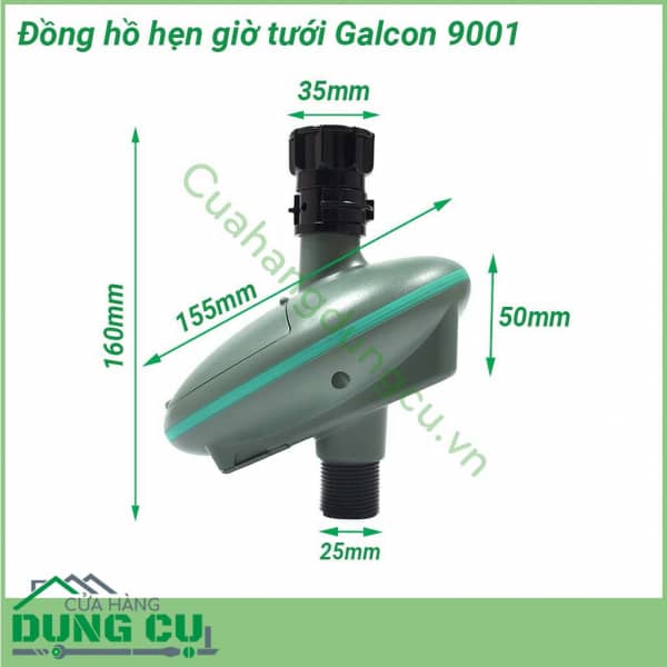Thiết bị hẹn giờ tưới tự động Galcon 9001 (Ren 27mm)
